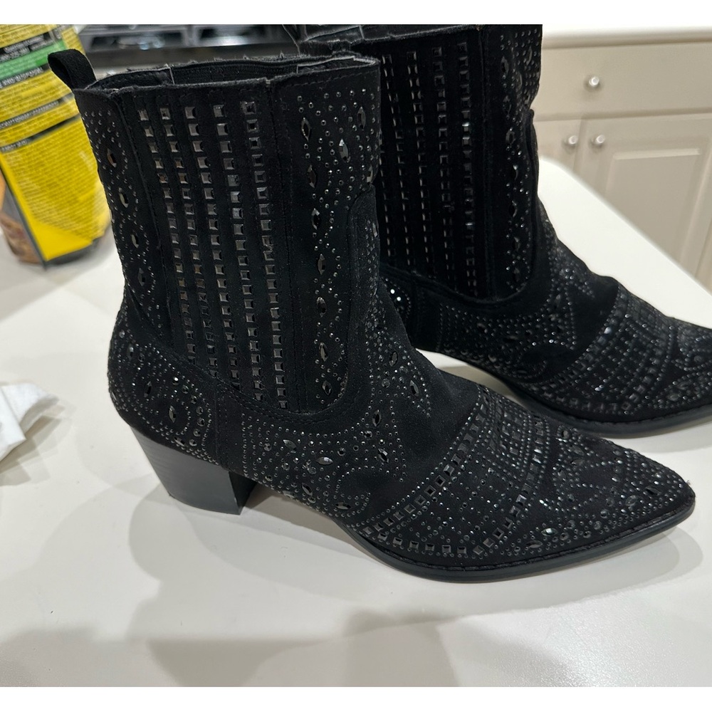 Nasty Gal black Western boots size 10